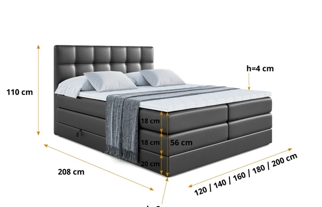 Boxspringbett MARCE KING - 6