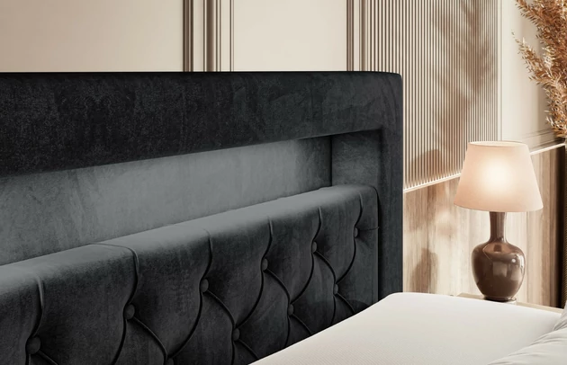 Boxspringbett NOEL GOLD KING - 8