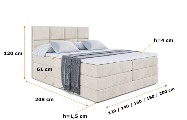 Boxspringbett NOVA KING - 6