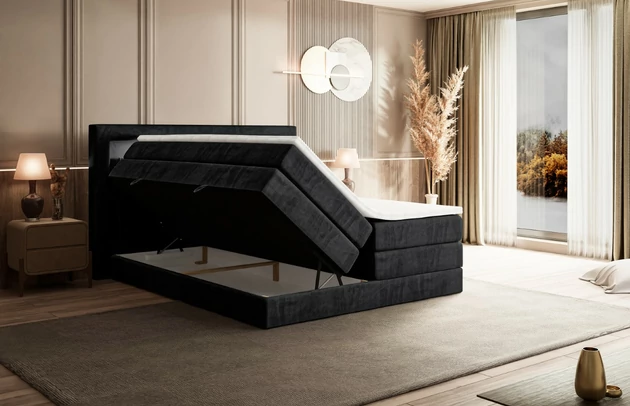 Boxspringbett NOEL GOLD KING - 5