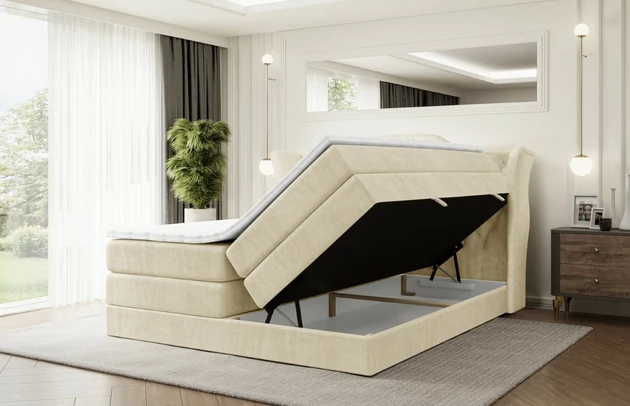 Boxspringbett VILA KING - 3