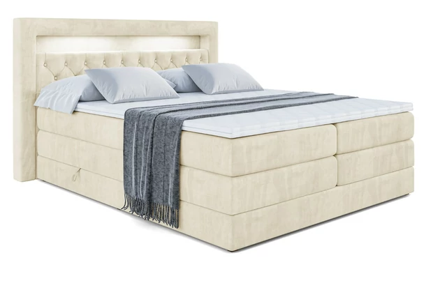 Boxspringbett NOEL GOLD KING - 2