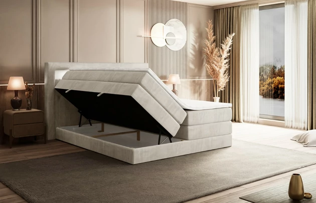 Boxspringbett NOEL GOLD KING - 5