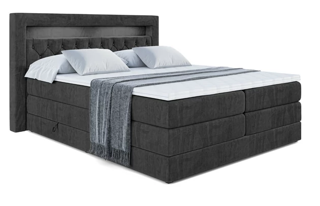 Boxspringbett NOEL GOLD KING - 2