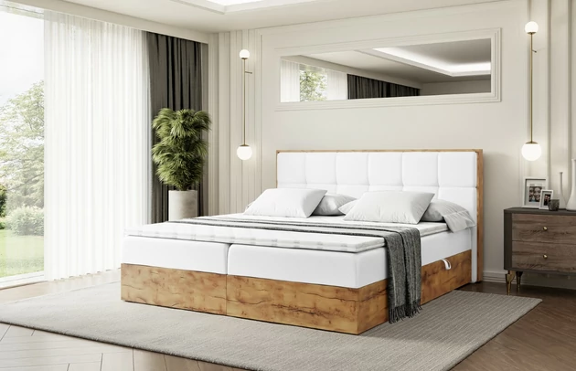 Bezug: Samt, Farbe: Hellgrau - Monolith 84, Zimmer: Schlafzimmer, Länge: 210 cm, Breite: 131 cm, Höhe: 105 cm, Größe: 120x200 cm, Liegehöhe: 50 cm, Matratze: Bonellfederung, Bettkasten: Ja, Gepolsterte Rückseite: Nein, Härtegrad der Matratze: H3, Länge der Schlaffläche: 200 cm, Breite der Schlaffläche: 120 cm, Stoffbeschreibung: Polsterstoff Monolith: Wasserabweisender und leicht zu reinigender Möbelstoff, scheuerfest (100.000 Martindale-Zyklen) lichtecht (5) und pillingarm (4-5), aus 100 % PES, Höhe der Matratze: 20 cm, Farbe des Toppers: Weiß, Höhe des Toppers: 5 cm, Material des Toppers: Schaumstoff, Anzahl der Bettkasten: 2, Höhe der Bettkasten: 25 cm, Höhe des Kopfteils: 105 cm, Material der Füße: Plastik, Höhe der Füße: 2 cm, Dicke des Kopfteils: 8 cm, Dicke des Fußteils: 7 cm - 1