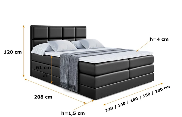 Boxspringbett NOVA KING - 6