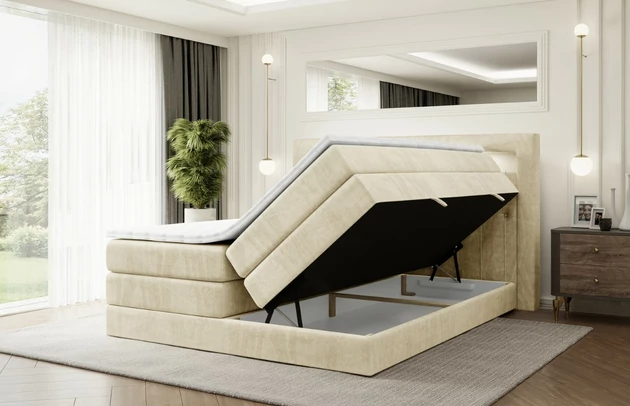 Boxspringbett NOEL GOLD KING - 3
