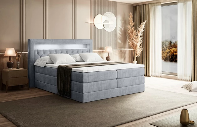 Boxspringbett NOEL GOLD KING - 4