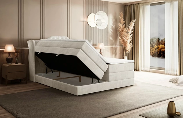 Boxspringbett VILA KING - 5