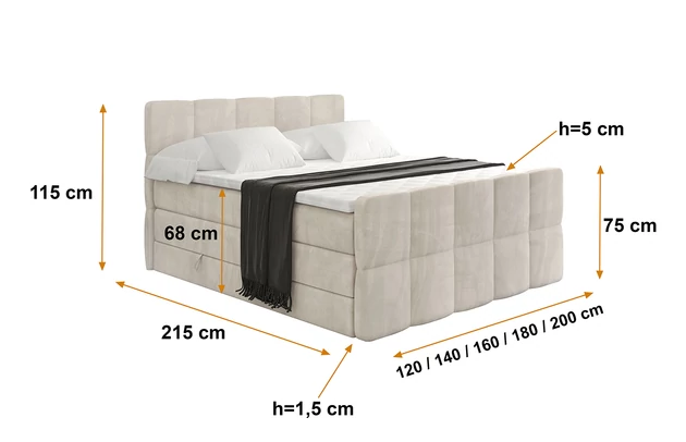 Boxspringbett LIRO-Z KING - 6