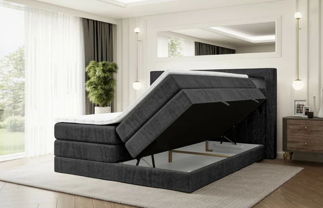 Boxspringbett NOEL GOLD KING - 3