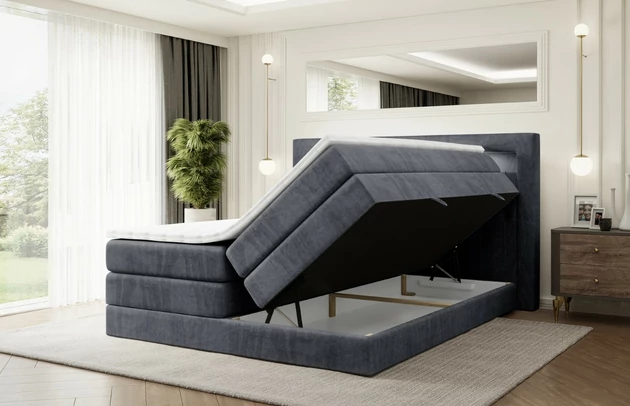 Boxspringbett NOEL GOLD KING - 3