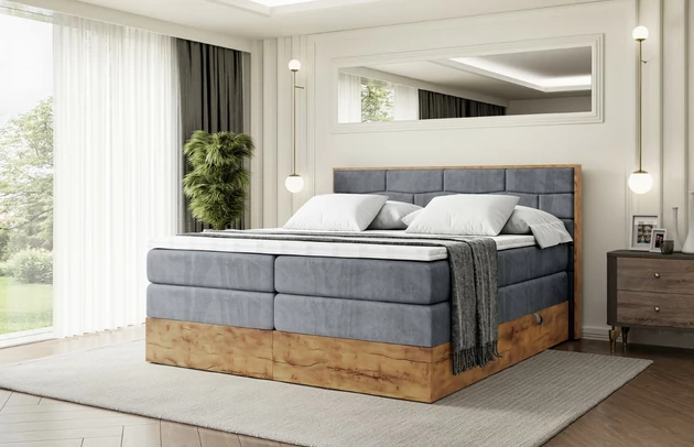 Bezug: Samt, Farbe: Dunkelgrau - Casablanca 2315, Zimmer: Schlafzimmer, Länge: 210 cm, Breite: 131 cm, Höhe: 115 cm, Größe: 120x200 cm, Länge der Schlaffläche: 200 cm, Breite der Schlaffläche: 120 cm, Liegehöhe: 73 cm, Härtegrad der Matratze: h3-h4, Höhe der Matratze: 43 cm, Matratze: Multipocketfederung und Bonellfederung, Farbe des Toppers: Weiß, Höhe des Toppers: 5 cm, Material des Toppers: Schaumstoff, Bettkasten: Ja, Anzahl der Bettkasten: 2, Höhe des Bettkastens: 25 cm, Höhe des Kopfteils: 115 cm, Material der Füße: Plastik, Höhe der Füße: 2 cm, Dicke des Kopfteils: 8 cm, Dicke des Fußteils: 7 cm, Gepolsterte Rückseite: Nein, Stoffbeschreibung: Polsterstoff Casablanca: „Pet-friendly“, leicht zu reinigen (CleanBOO+), wasserabweisend mit Lotuseffekt, scheuerfest (45.000 Martindale- Zyklen), Gewicht 310g/m2 ±5 % - 1