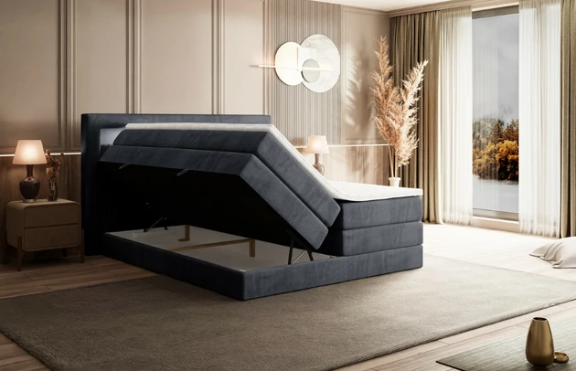 Boxspringbett NOEL GOLD KING - 5