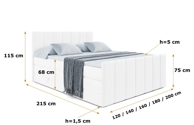 Boxspringbett MOETI-Z KING - 6