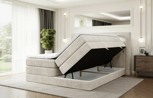 Boxspringbett NOEL GOLD KING - 3
