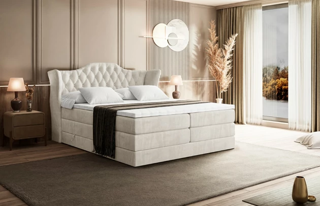 Boxspringbett VILA KING - 4