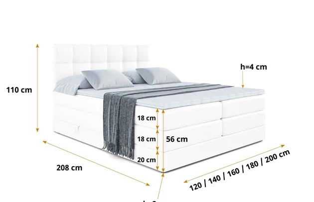 Boxspringbett MARCE KING - 6