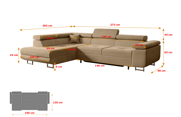 Ecksofa GUSA-L - 4
