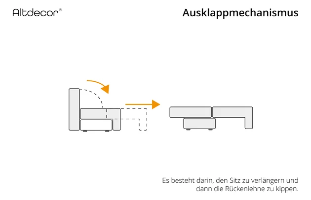 Wohnlandschaft KLEEA-U - 9