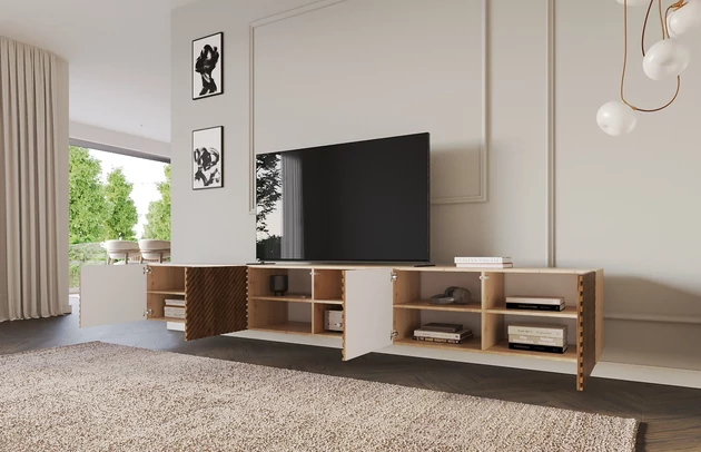 Lowboard ZENO 4 offen - 3