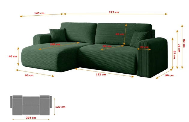 Ecksofa ORRO-L - 7