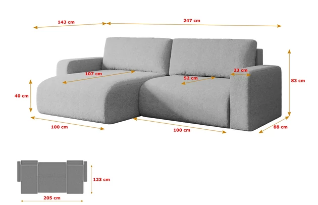 Ecksofa KLEEA-L - 7