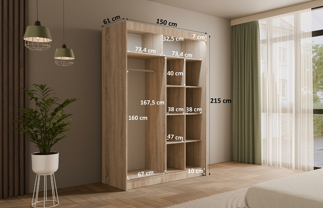 Schiebetürenschränke AMOHA - 6