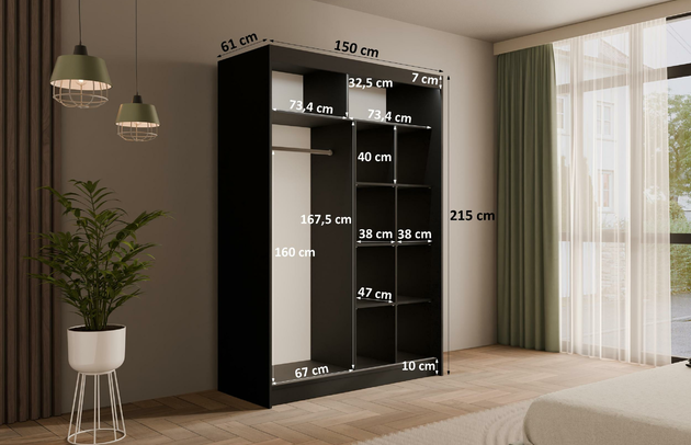 Schiebetürenschränke VESLI - 6