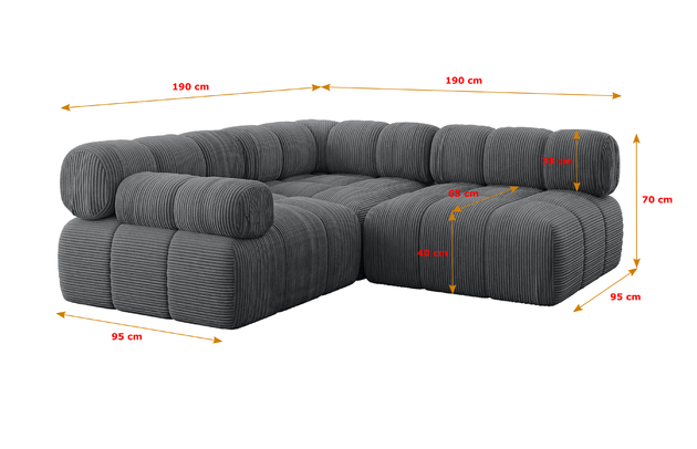 Ecksofa Mende-L1 - 5