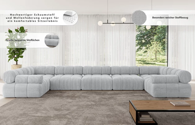 Wohnlandschaft Birno-U3 - 6