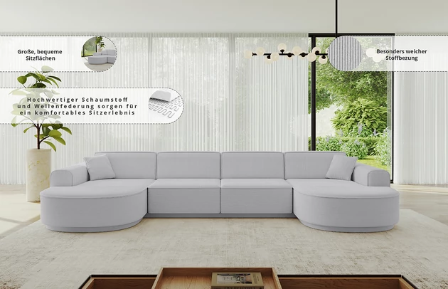 Wohnlandschaft MARI-U2-v3 - 6