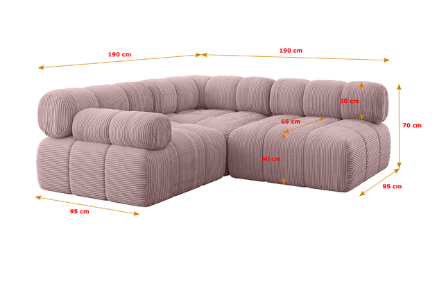 Ecksofa Mende-L1 - 5