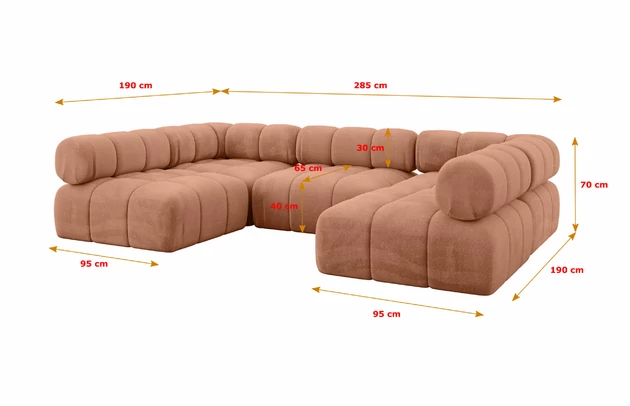 Wohnlandschaft Garvo-U1 - 5