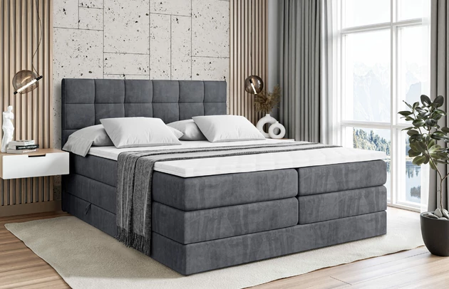 Material: Holz, Höhe: 110 cm, Stoffbeschreibung: Polsterstoff SOFT:Leicht zu reinigendes Lederimitat. scheuerfest (100.000 Martindale-Zyklen). lichtecht (6). reibecht (4-5). 100%PU (Oberseite) + 75%PES mit 25%CO (Unterseite), Höhe des Kopfteils: 110 cm, Bezug: Kunstleder, Farbe: Schwarz - Soft 11, Zimmer: Schlafzimmer, Länge: 207 cm, Breite: 160 cm, Größe: 160x200 cm, Länge der Schlaffläche: 200 cm, Breite der Schlaffläche: 160 cm, Liegehöhe: 55 cm, Härtegrad der Matratze: H3, Höhe der Matratze: 38 cm, Matratze: Multipocketfederung und Bonellfederung, Farbe des Toppers: Weiß, Höhe des Toppers: 5 cm, Material des Toppers: Schaumstoff, Bettkasten: Ja, Anzahl der Bettkasten: 2, Höhe des Bettkastens: 30 cm, Material der Füße: Plastik, Höhe der Füße: 2 cm, Dicke des Kopfteils: 8 cm, Dicke des Fußteils: 7 cm, Gepolsterte Rückseite: Nein - 1