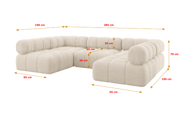 Wohnlandschaft Garvo-U1 - 5