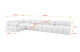 Ecksofa Mende-L3