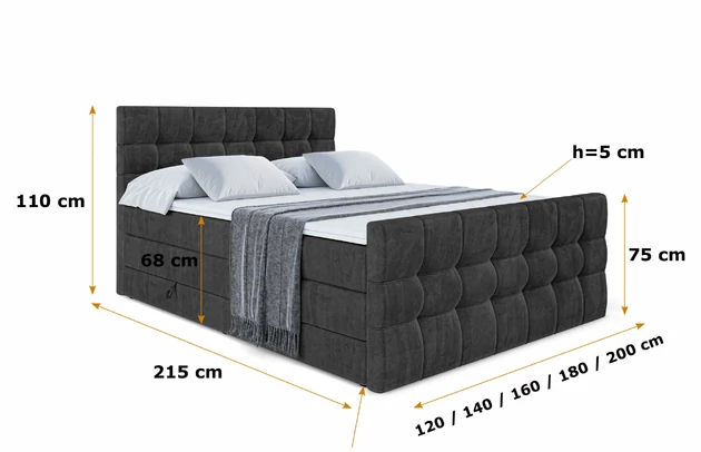 Boxspringbett BERO-Z KING - 6