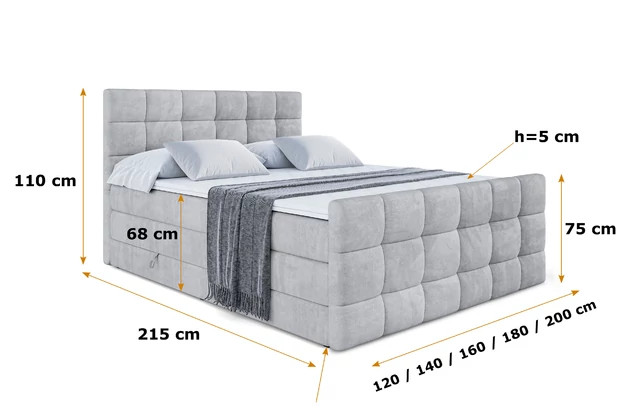 Boxspringbett BRUGO-Z KING - 6