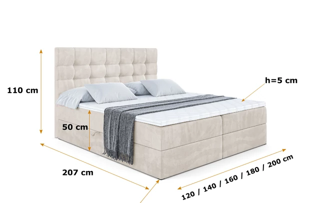 Boxspringbett AMAY-BZ KING - 6
