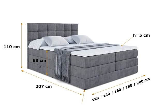 Boxspringbett APO KING - 4