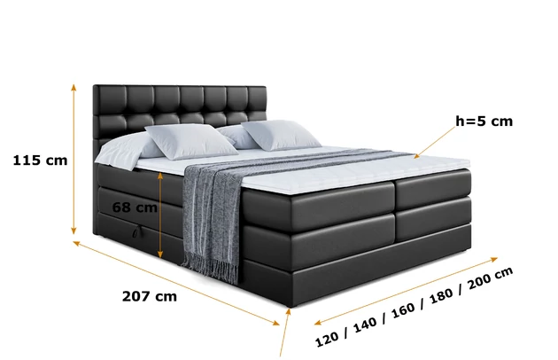 Boxspringbett BERO KING - 5