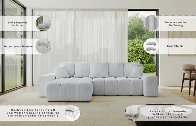 Ecksofa ENIL-L - 6