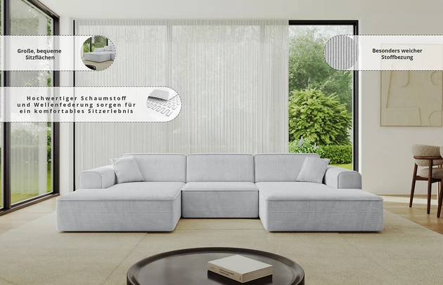 Wohnlandschaft IREA-U1-v3 - 6