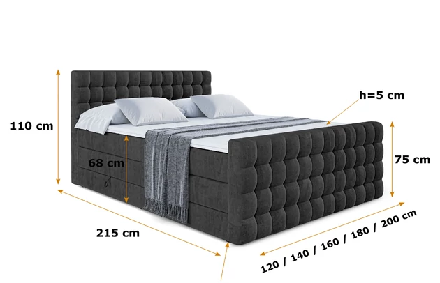 Boxspringbett VIONE-Z KING - 6