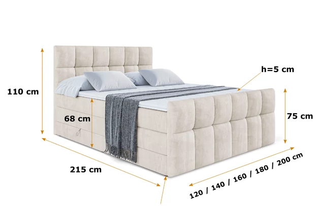 Boxspringbett VIONE-Z KING - 6