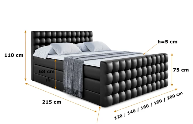 Boxspringbett VIONE-Z KING - 6