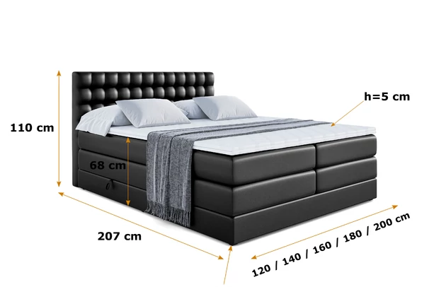 Boxspringbett VIONE KING - 5
