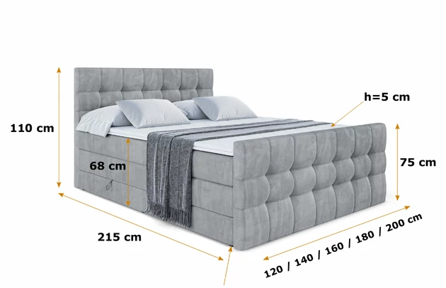 Boxspringbett BERO-Z KING - 6