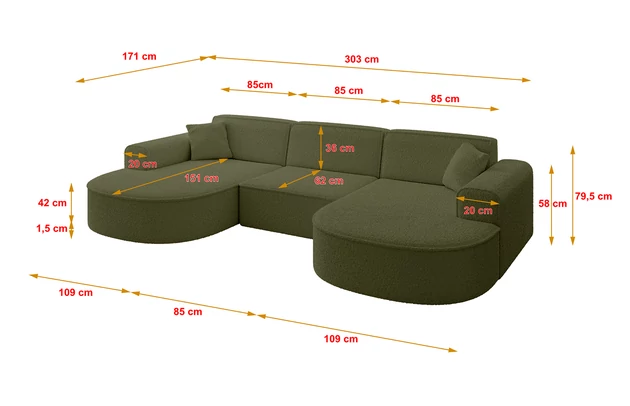 Wohnlandschaft MARI-U1 - 4